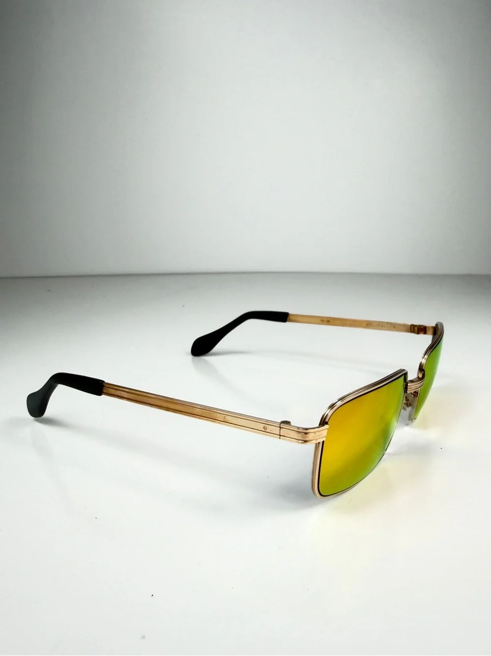 Deadstock Vintage Frames Co Venus Vita Gold Filled Rectangle Watermelon Lens Set